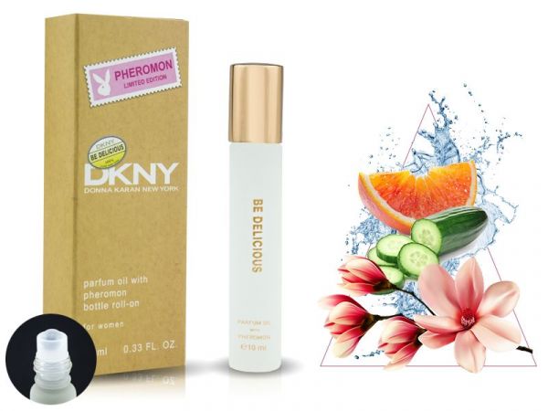 Perfume with pheromones (oil) Donna Karan DKNY Be Delicious, 10 ml